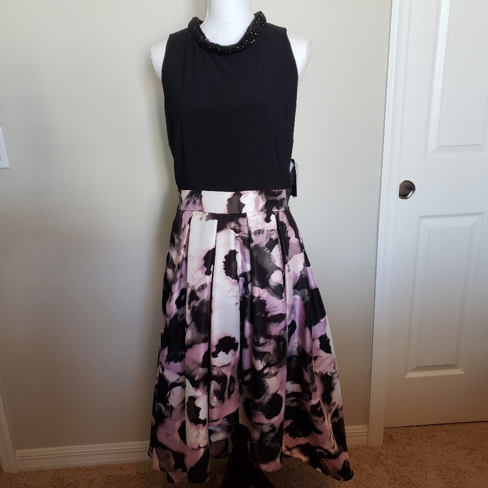 Size 14 SLNY purple black dress